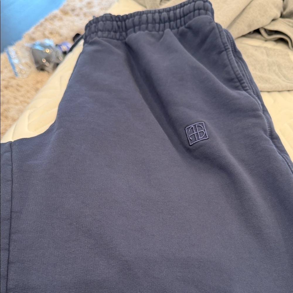 Anine Bing Karter Cotton Joggers - Picture 9 of 9